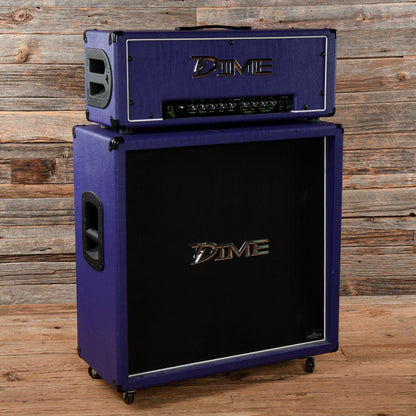Dean Guitars DIME D100 100 Watt Head and 4x12 Cabinet Purple Tolex