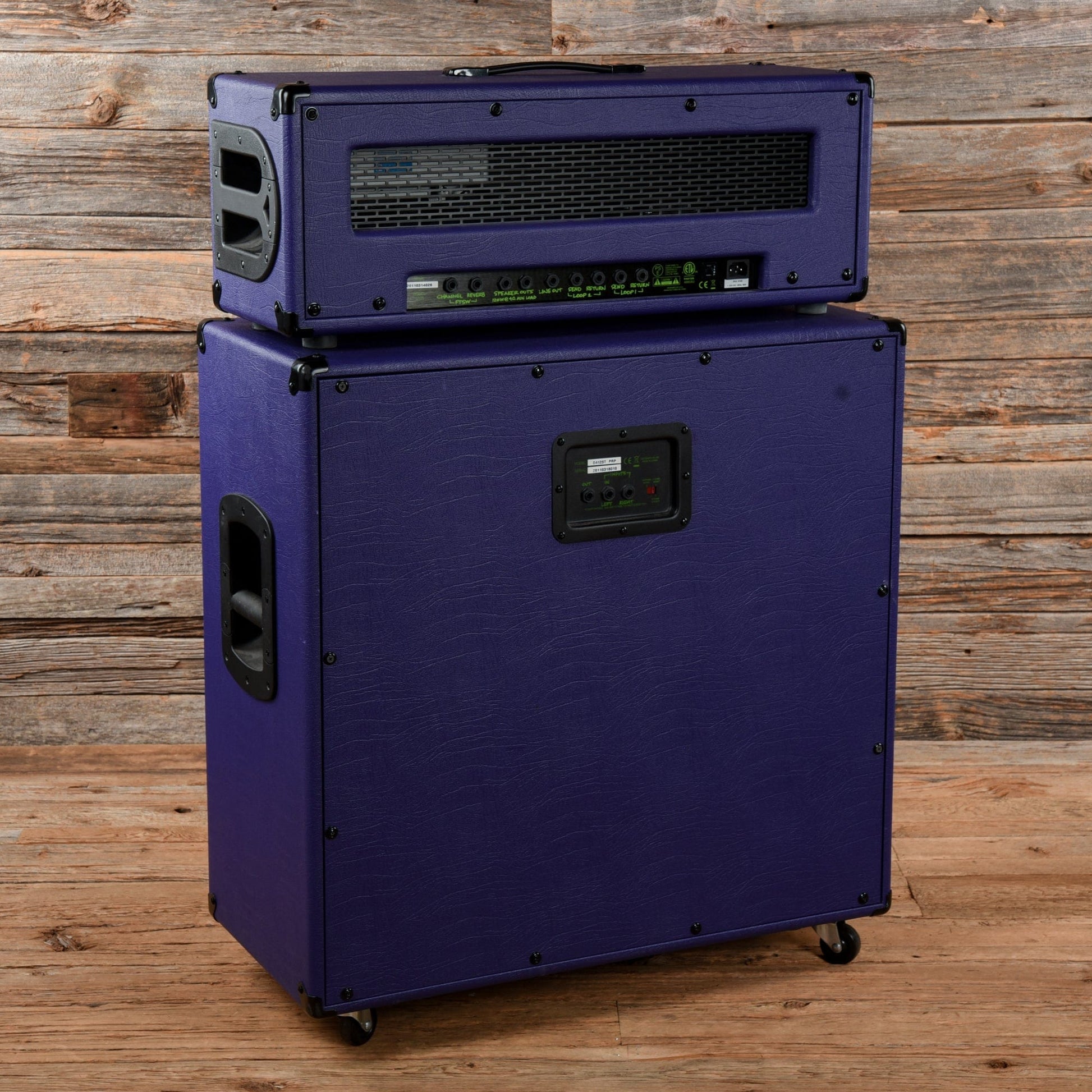 Dean Guitars DIME D100 100 Watt Head and 4x12 Cabinet Purple Tolex
