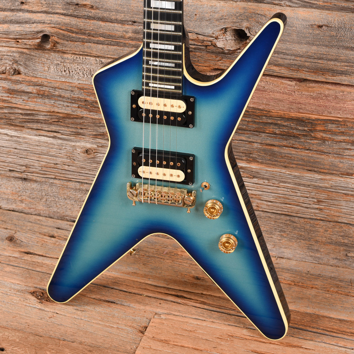 Dean Guitars Baby ML Deluxe Blue Burst 1984 Electric Guitars