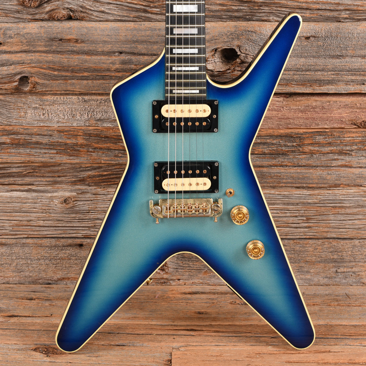 Dean Guitars Baby ML Deluxe Blue Burst 1984 Electric Guitars
