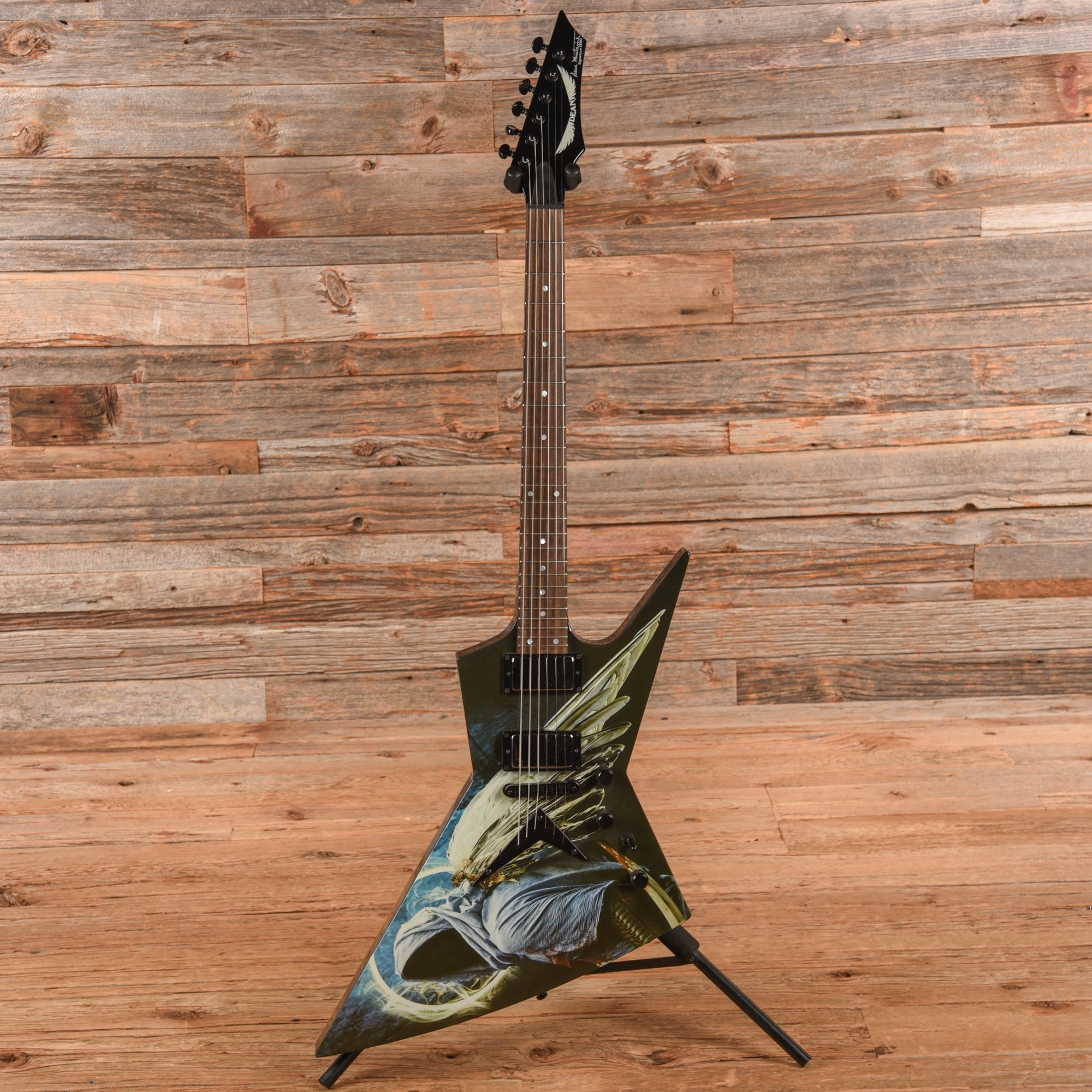 Dean Guitars Dave Mustaine Angel of Deth Black 2011 Electric Guitars