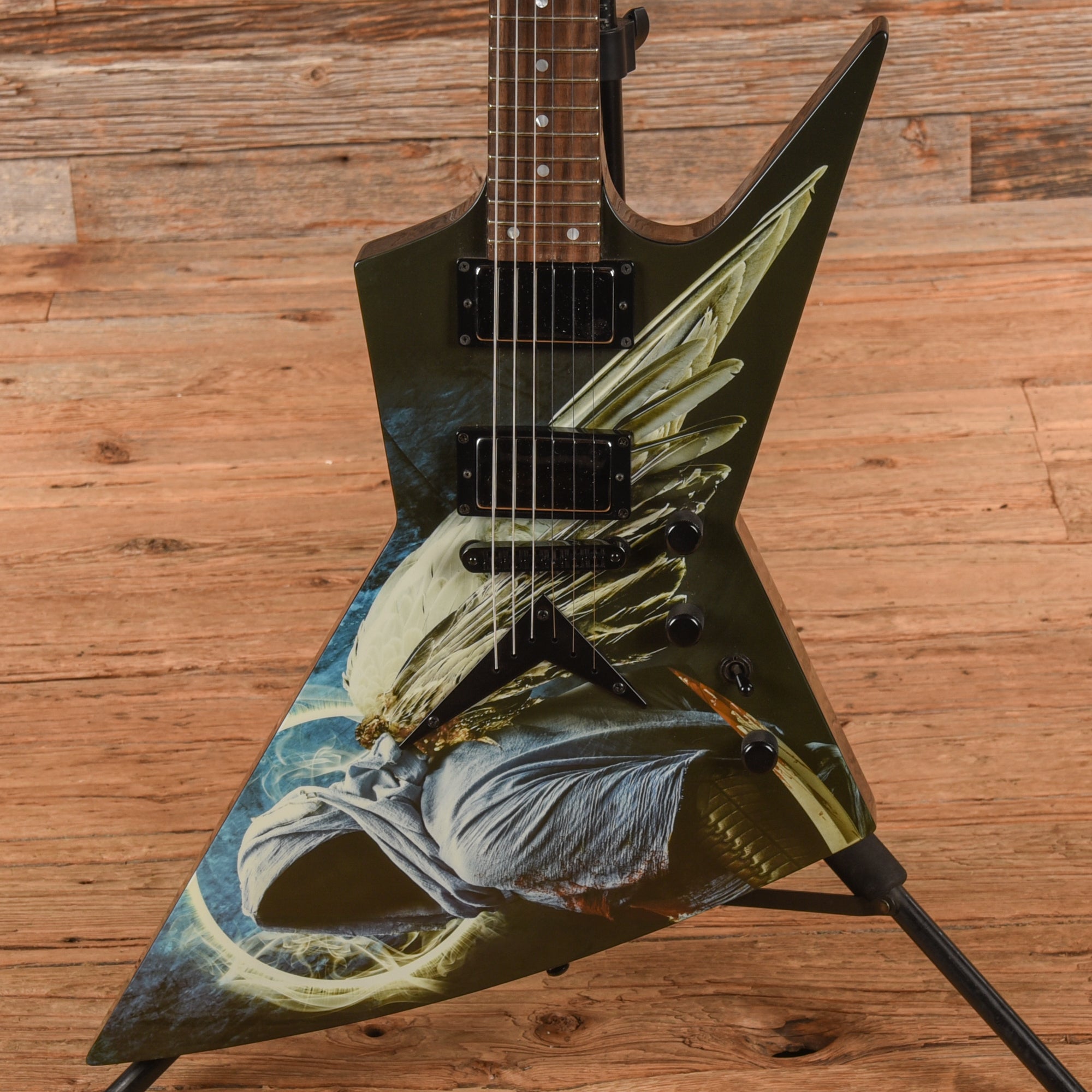 Dean Guitars Dave Mustaine Angel of Deth Black 2011 Electric Guitars