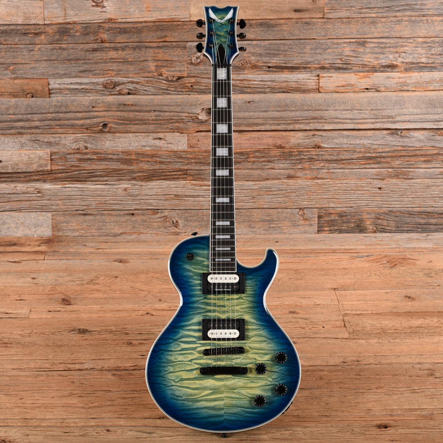 Dean Guitars Thoroughbred Blue/Green Burst Electric Guitars