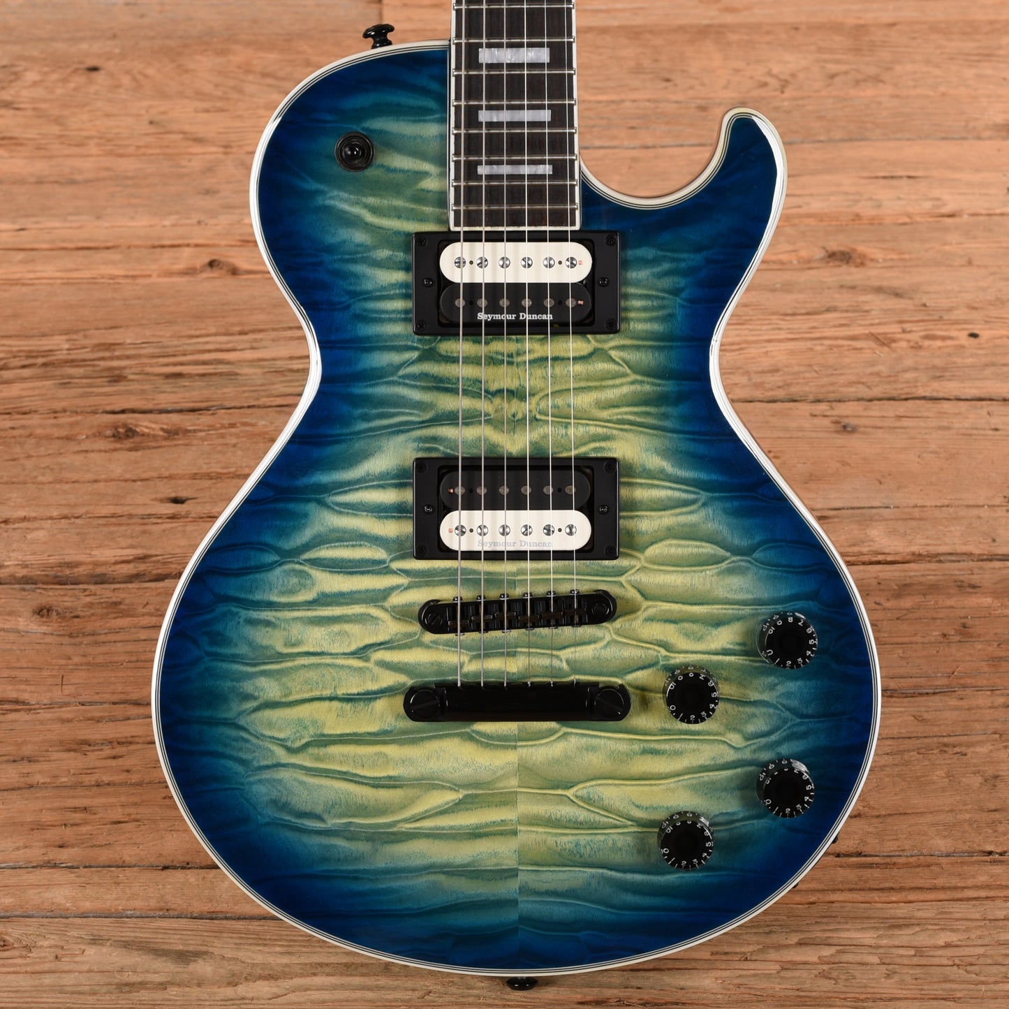 Dean Guitars Thoroughbred Blue/Green Burst Electric Guitars
