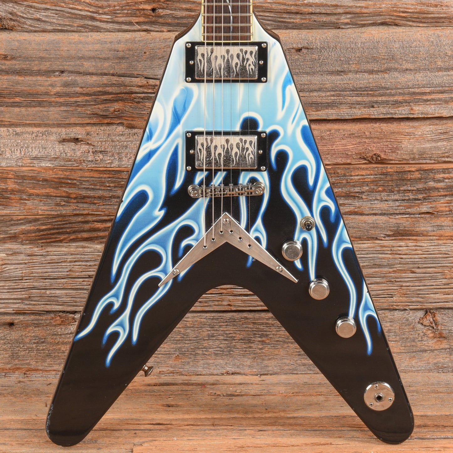 Dean Guitars V Inferno Blue 2007 Electric Guitars