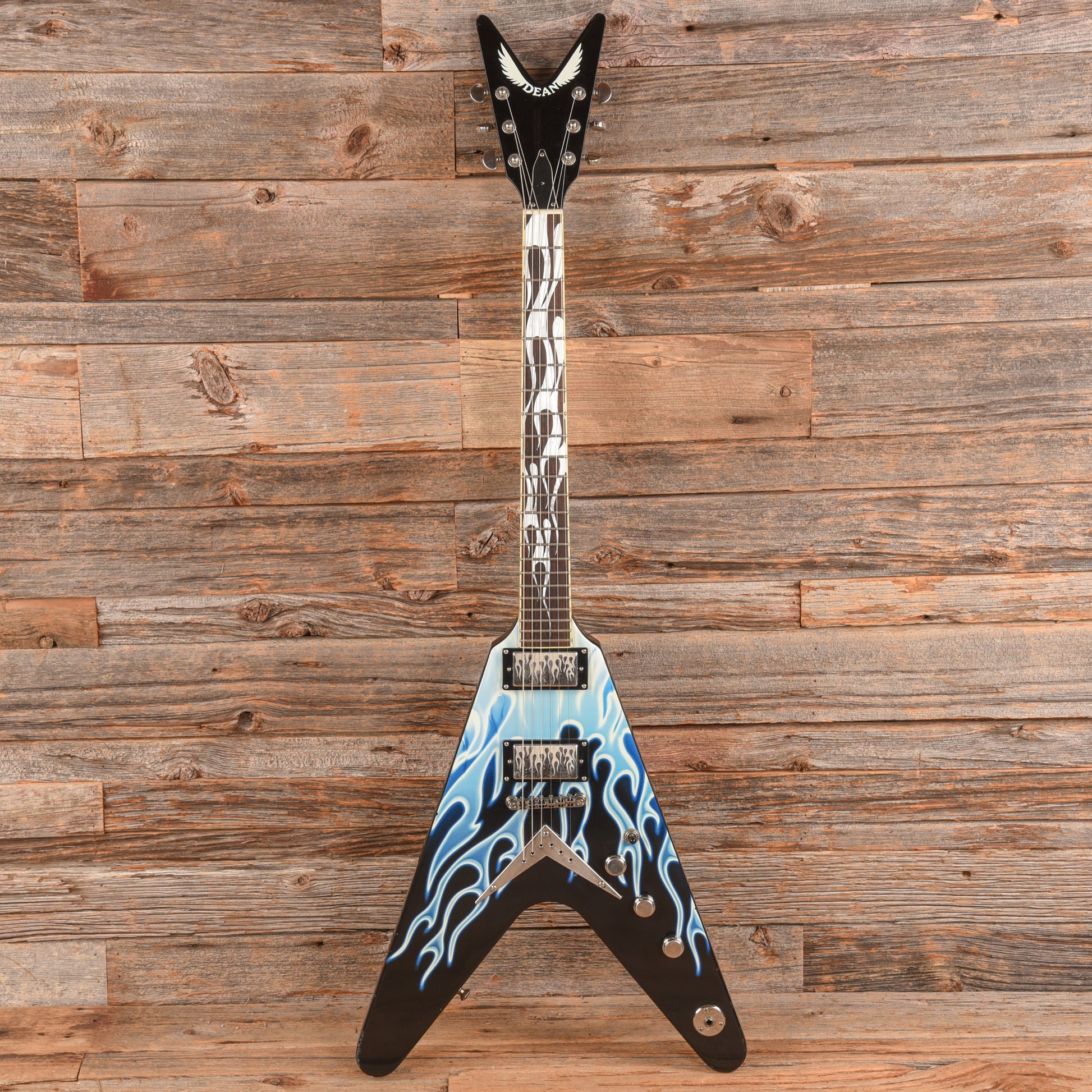 Dean Guitars V Inferno Blue 2007 Electric Guitars