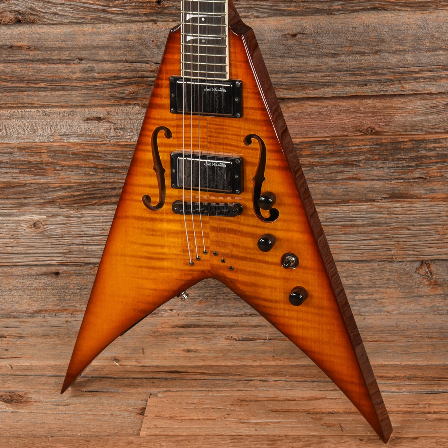 Dean Guitars Dave Mustaine StradiVMNT Vintage Sunburst 2015 Electric Guitars / Semi-Hollow