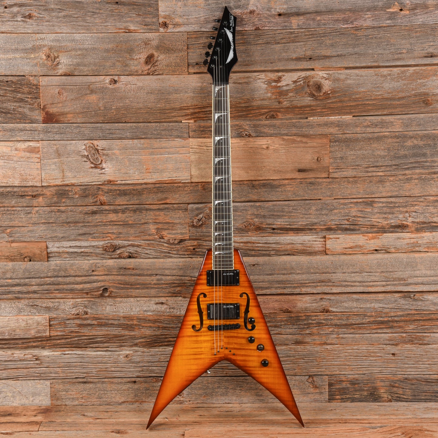 Dean Guitars Dave Mustaine StradiVMNT Vintage Sunburst 2015 Electric Guitars / Semi-Hollow