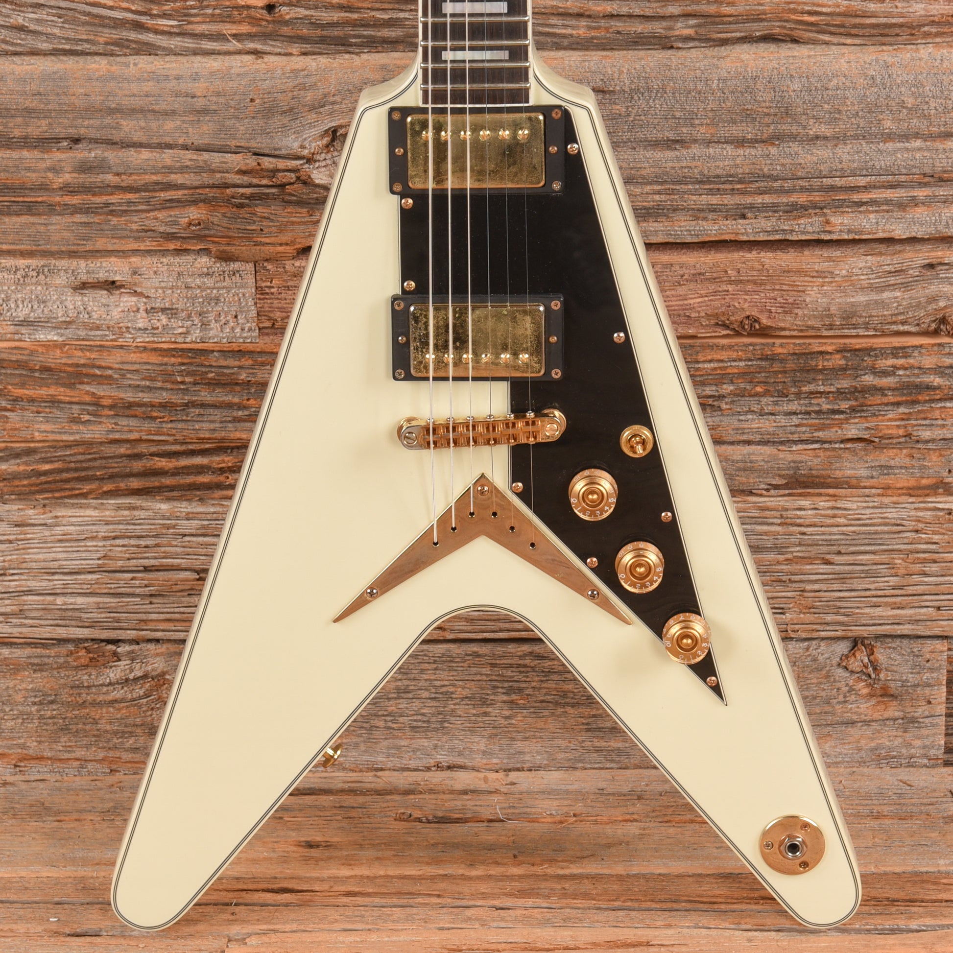 Dean Guitars Christian Martucci V White 2019 Electric Guitars / Solid Body