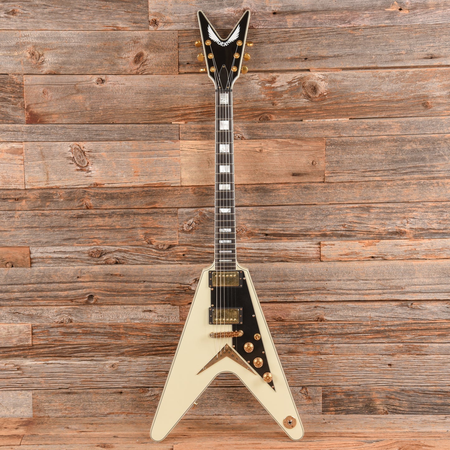 Dean Guitars Christian Martucci V White 2019 Electric Guitars / Solid Body