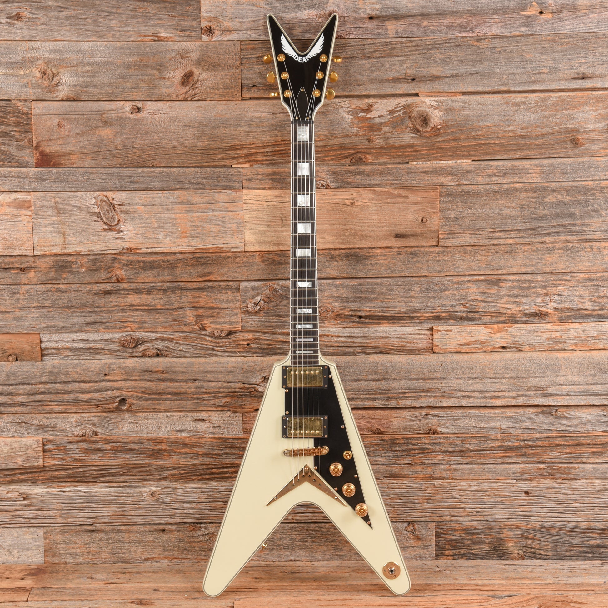 Dean Guitars Christian Martucci V White 2019 Electric Guitars / Solid Body