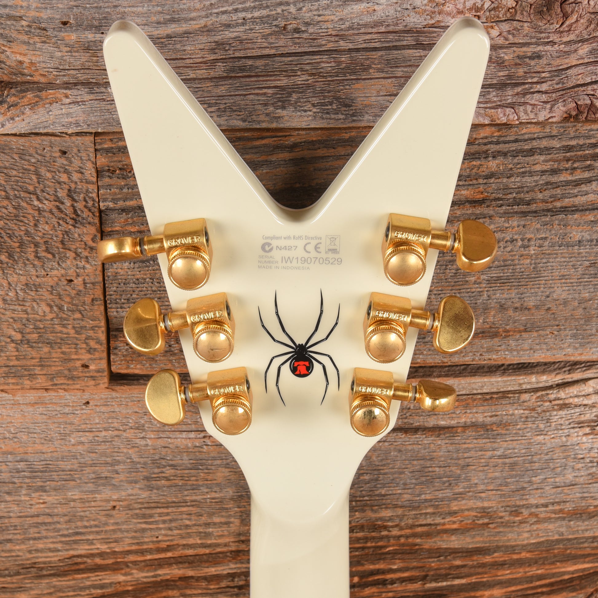 Dean Guitars Christian Martucci V White 2019 Electric Guitars / Solid Body