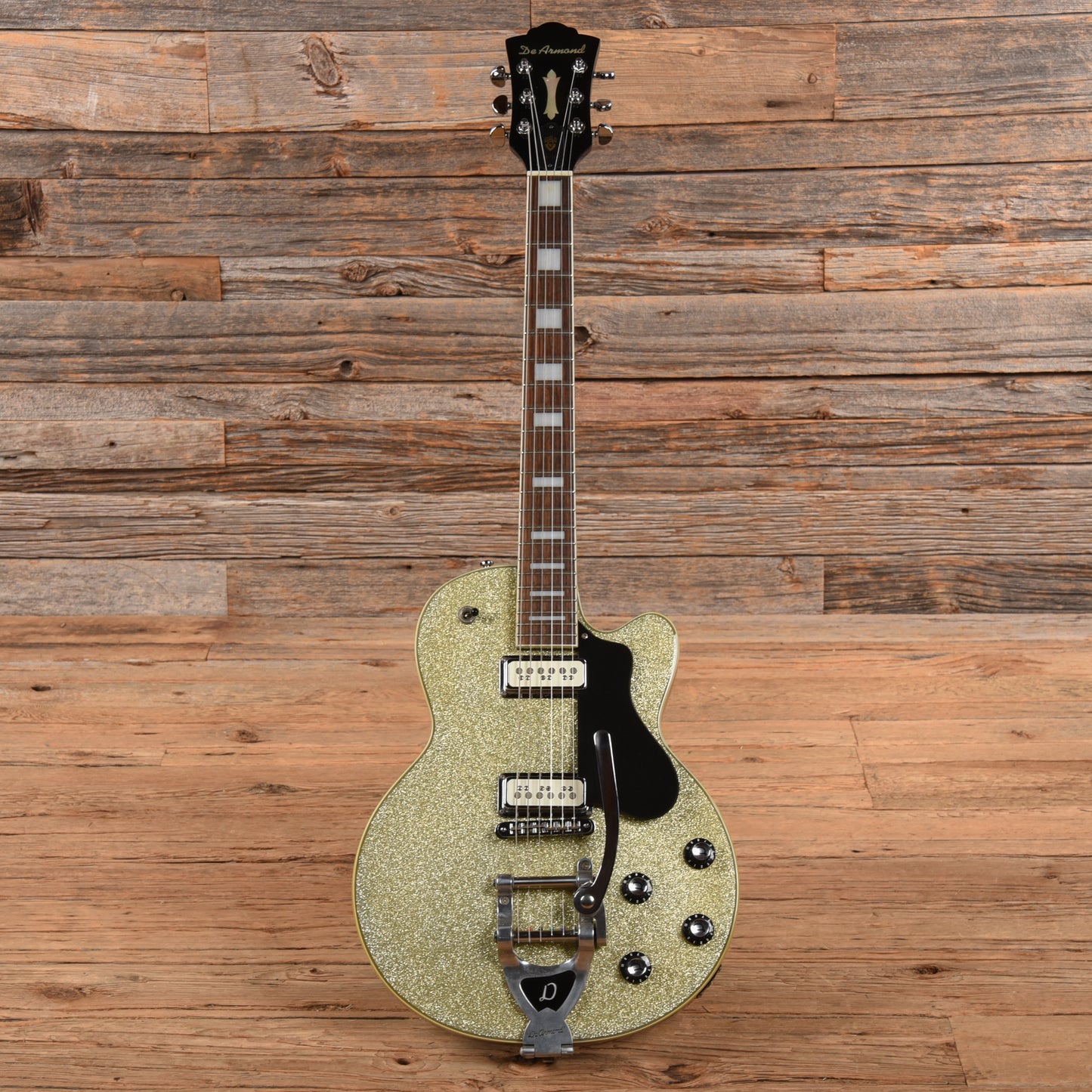 DeArmond M-75T Champagne Sparkle 1999 Electric Guitars / Solid Body