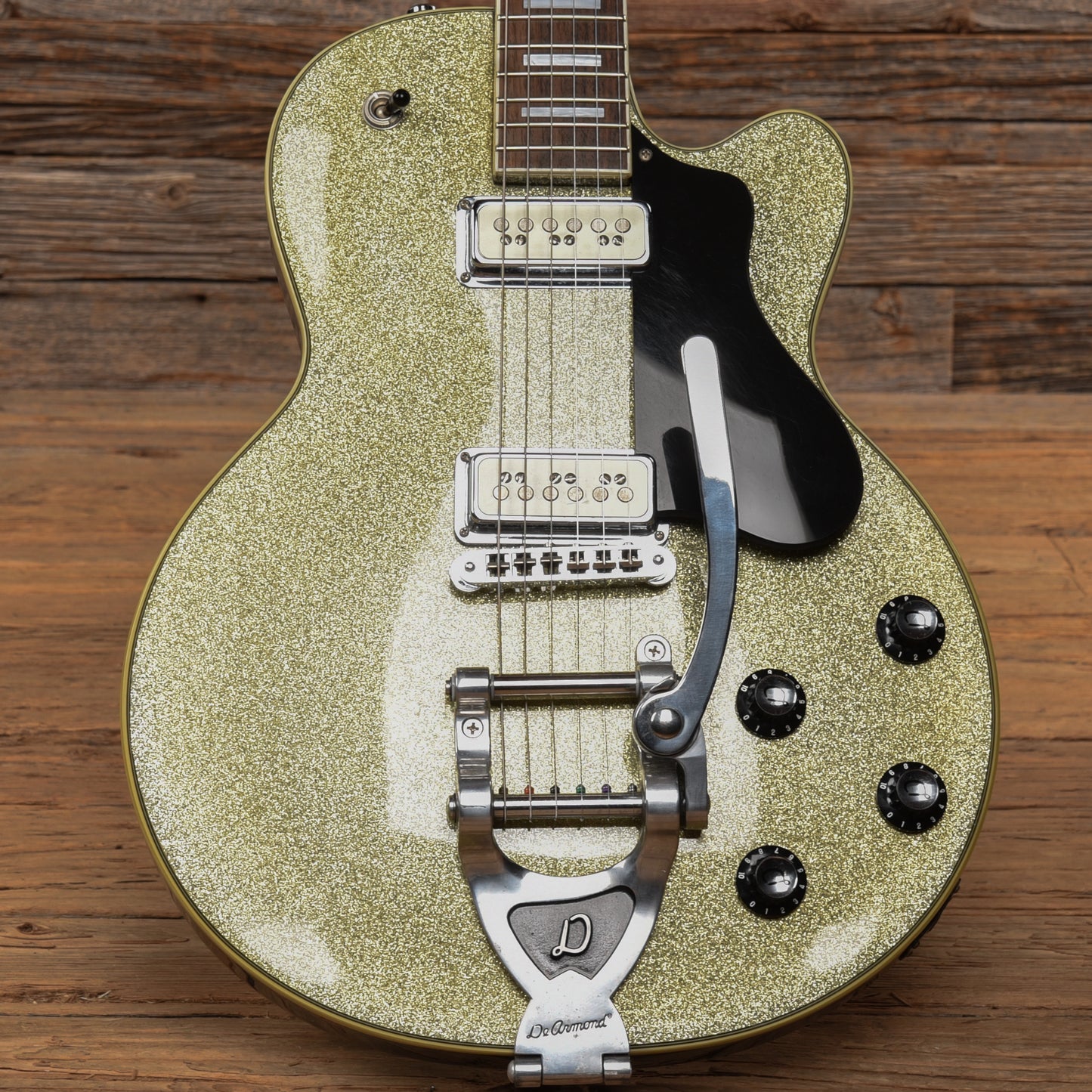 DeArmond M-75T Champagne Sparkle 1999 Electric Guitars / Solid Body