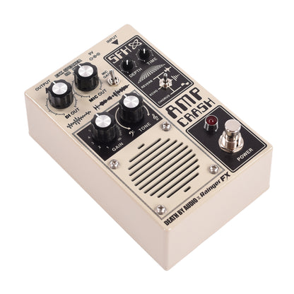 Death By Audio Amp Crash 3W Micro-Amp & Effects Pedal w/Built-In Mic & 2" Speaker Effect Pedals