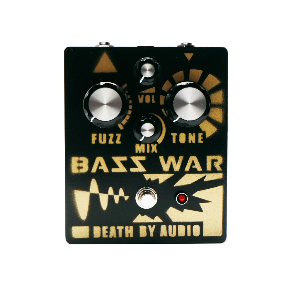 Death by Audio Bass War Fuzz Pedal Black (2024 Chicago Boutique Effects Pedal Bonanza Special Edition) Effects and Pedals / Bass Pedals