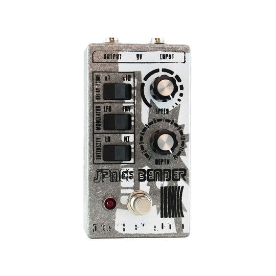 Death by Audio Space Bender White/Black on Raw (2023 Chicago Boutique Effects Pedal Showcase Special Edition) Effects and Pedals / Chorus and Vibrato