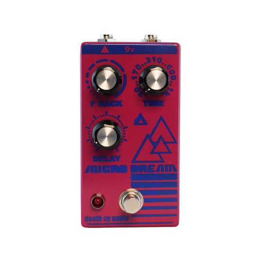 Death by Audio Micro Dream  Dark Pink/Blue (2023 Chicago Boutique Effects Pedal Showcase Special Edition) Effects and Pedals / Delay