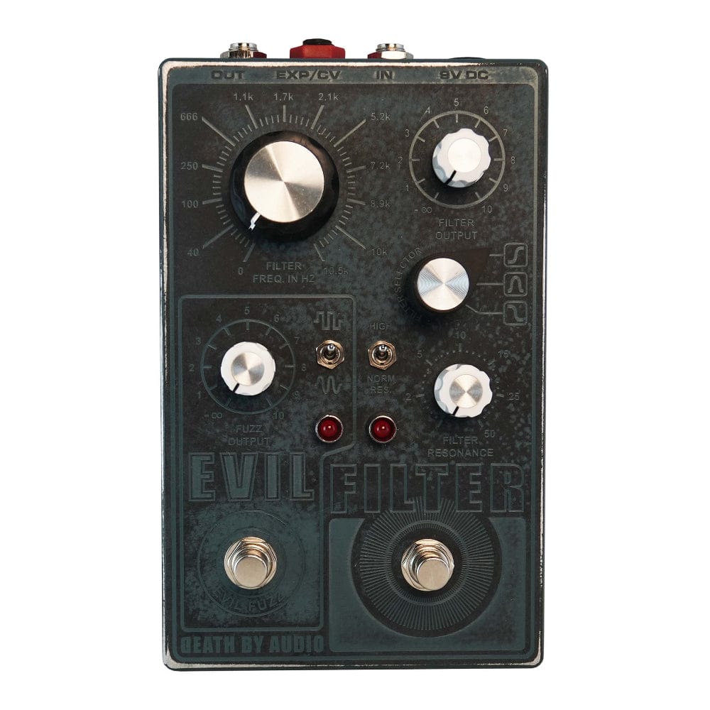 Death by Audio Evil Filter Blue/Black Distressed (2023 Chicago Boutique Effects Pedal Showcase Special Edition) Effects and Pedals / Fuzz