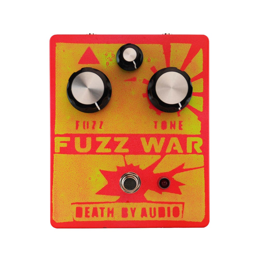Death by Audio Fuzz War Neon Yellow on Hot Pink Effects and Pedals / Fuzz