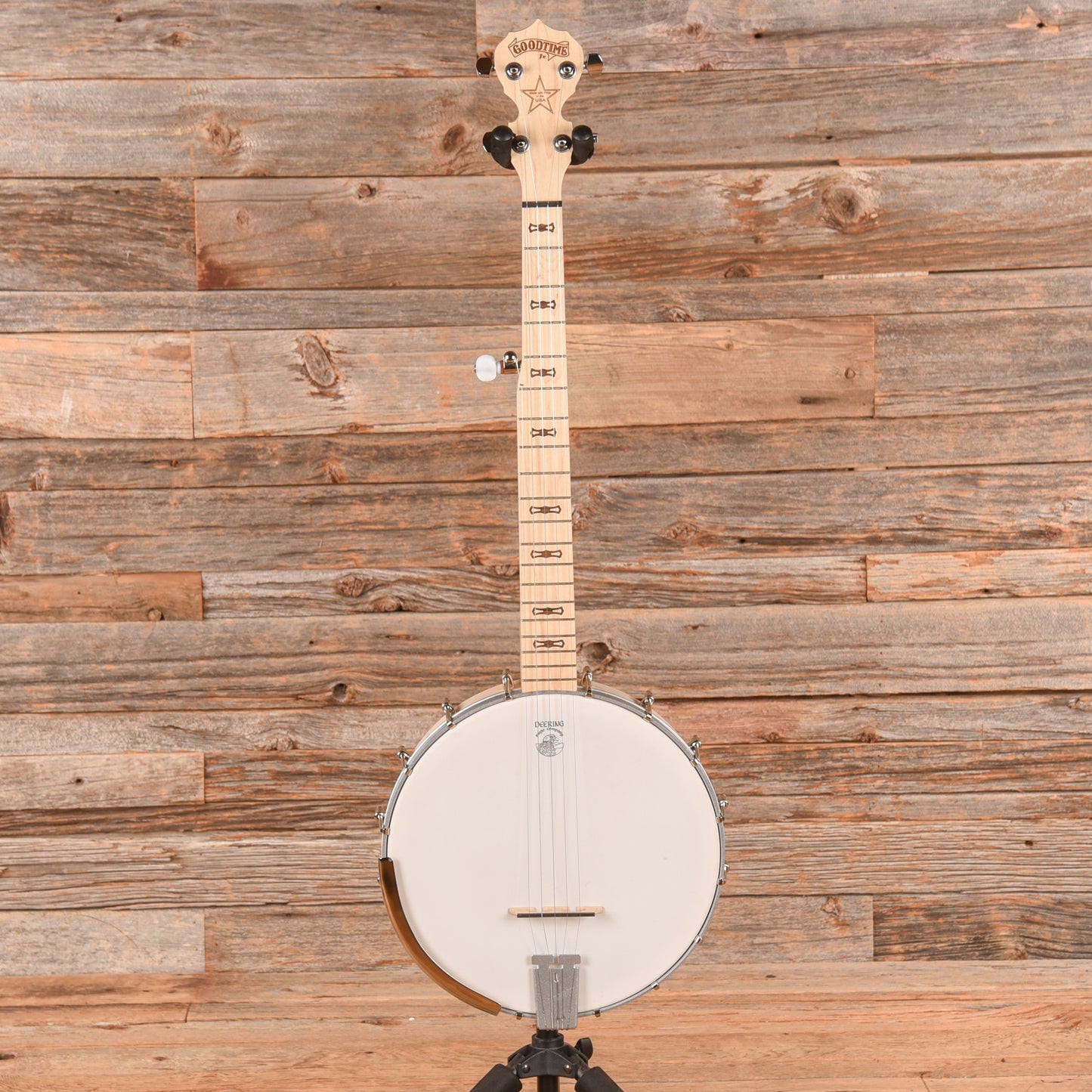 Deering Goodtime Jr. Open Back Banjo Banjos