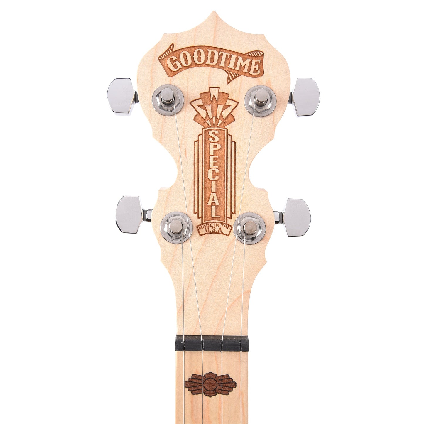 Deering Goodtime Special 5-String Banjo with Resonator Blonde Banjos