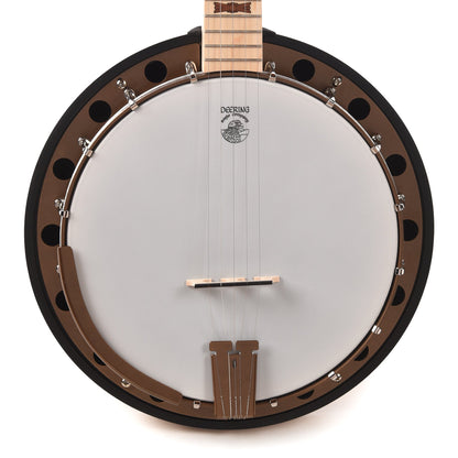 Deering Goodtime Special 5-String Banjo with Resonator Blonde Banjos