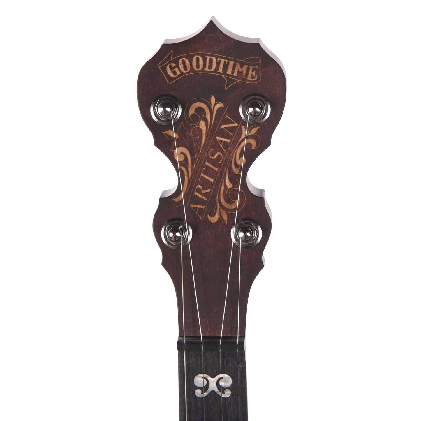 Deering Artisan Goodtime Two 5-String Banjo with Resonator Dark Red Mahogany Folk Instruments / Banjos
