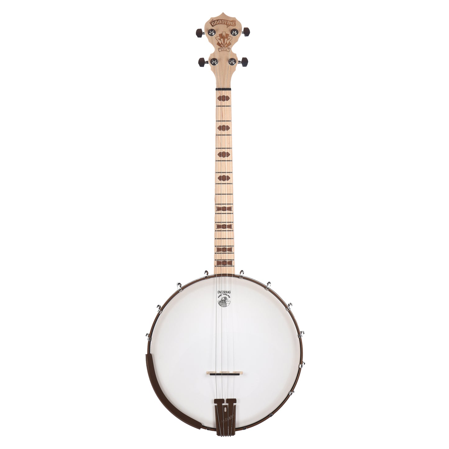 Deering Goodtime 17-Fret Tenor Openback Banjo Blonde Folk Instruments / Banjos