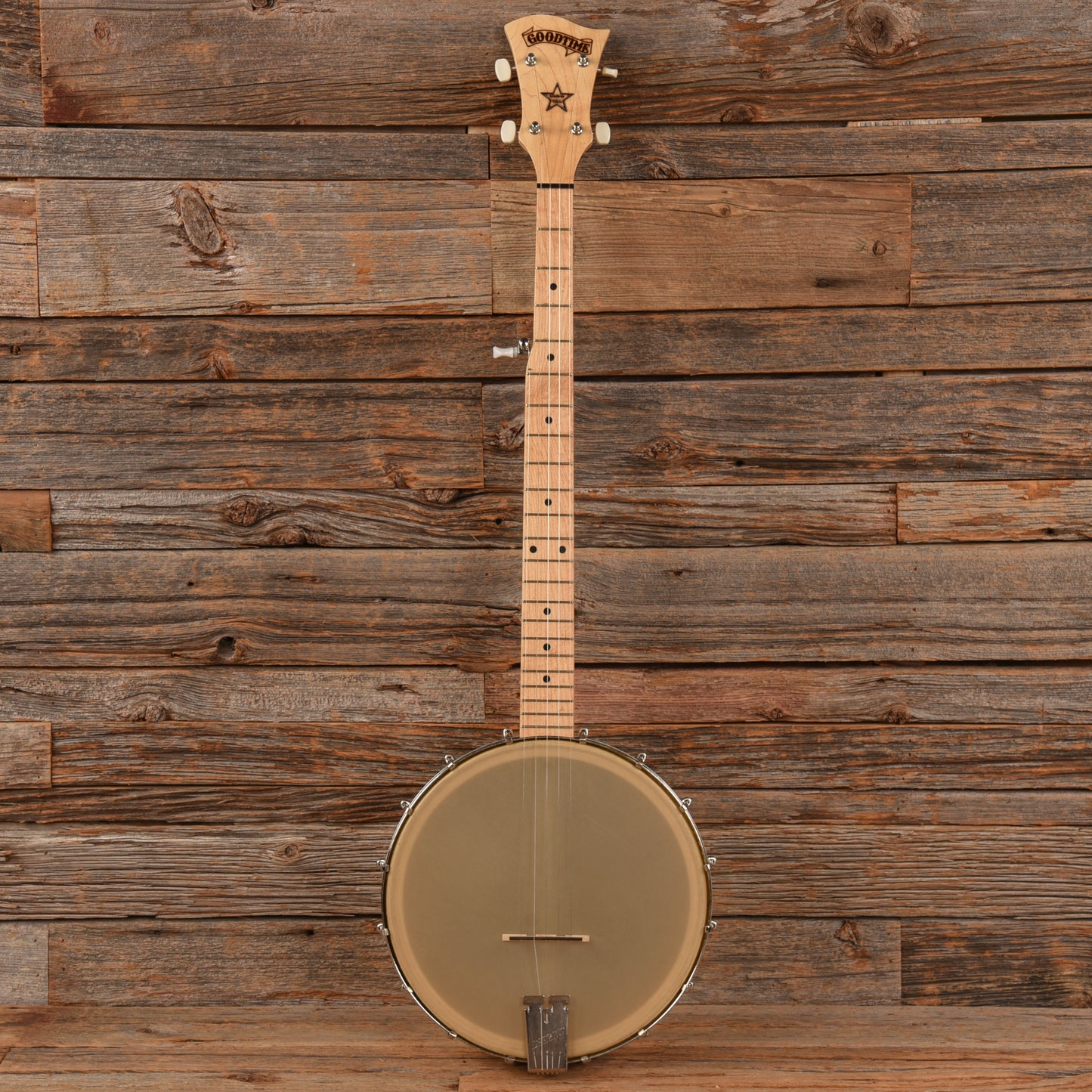 Deering Goodtime 5-String Banjo Natural Folk Instruments / Banjos