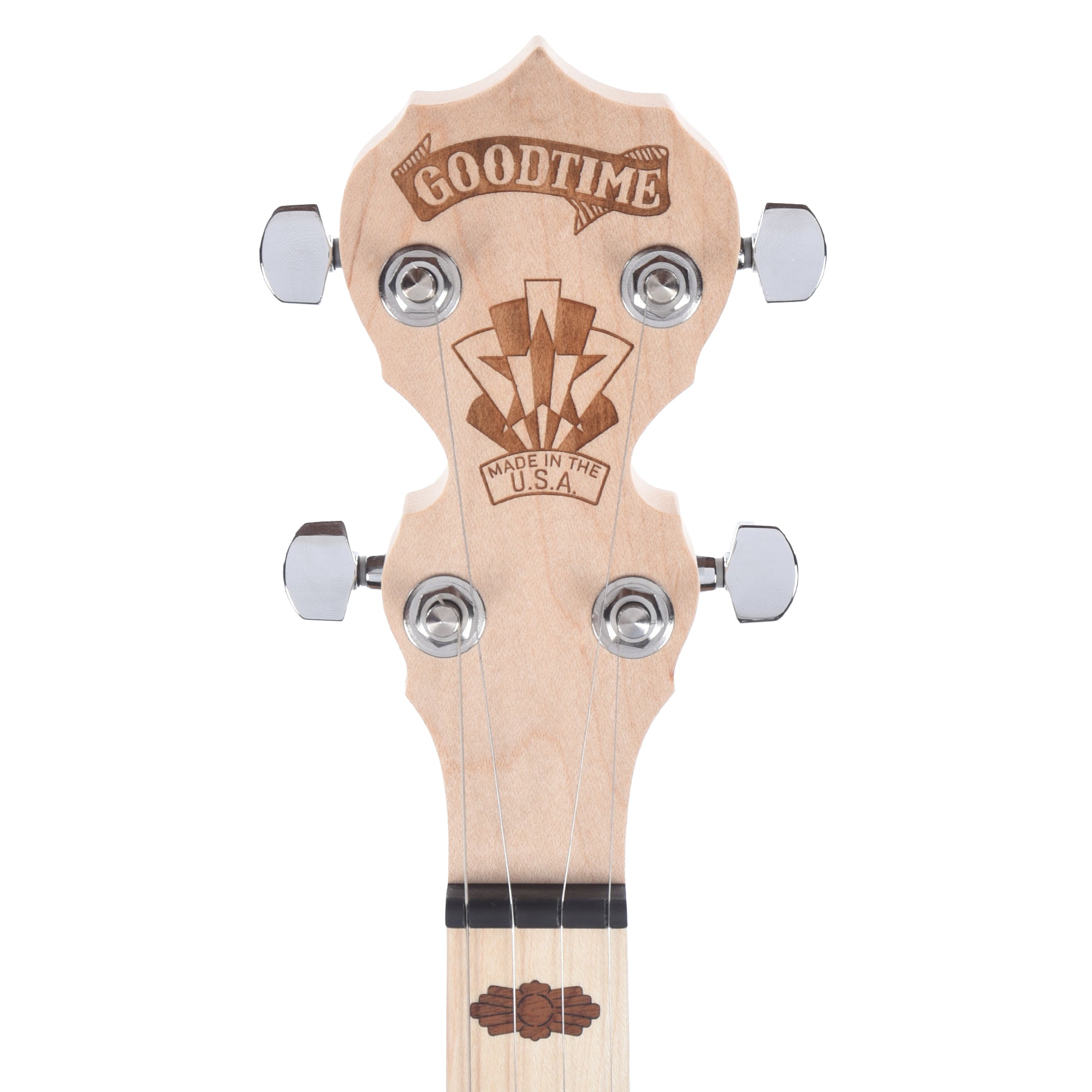 Deering Goodtime Acoustic/Electric 5-String Openback Banjo Blonde Folk Instruments / Banjos