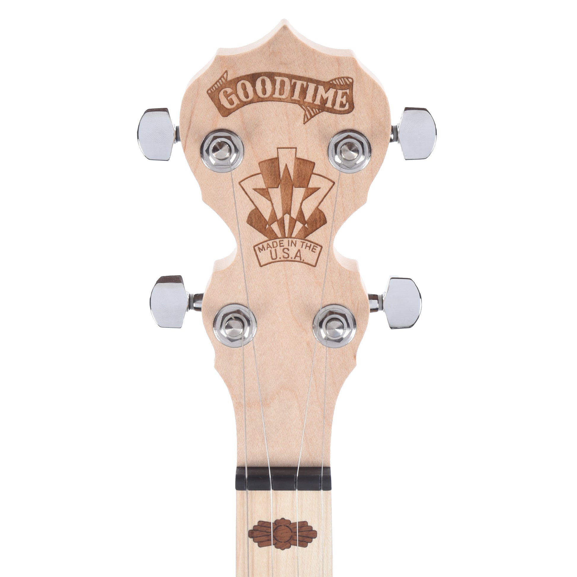 Deering Goodtime Acoustic/Electric 5-String Openback Banjo Blonde Folk Instruments / Banjos