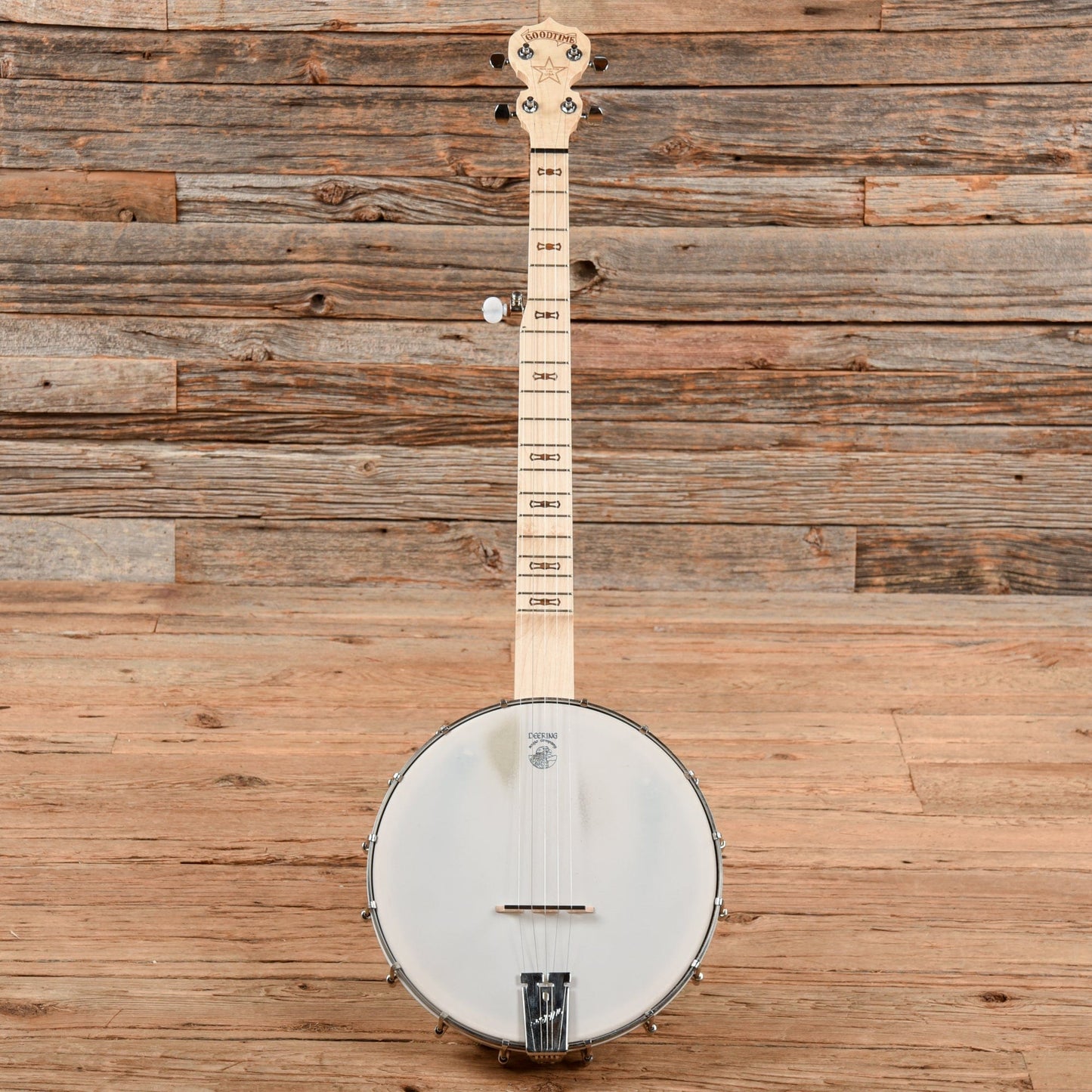 Deering Goodtime w/Scooped Neck Natural Folk Instruments / Banjos