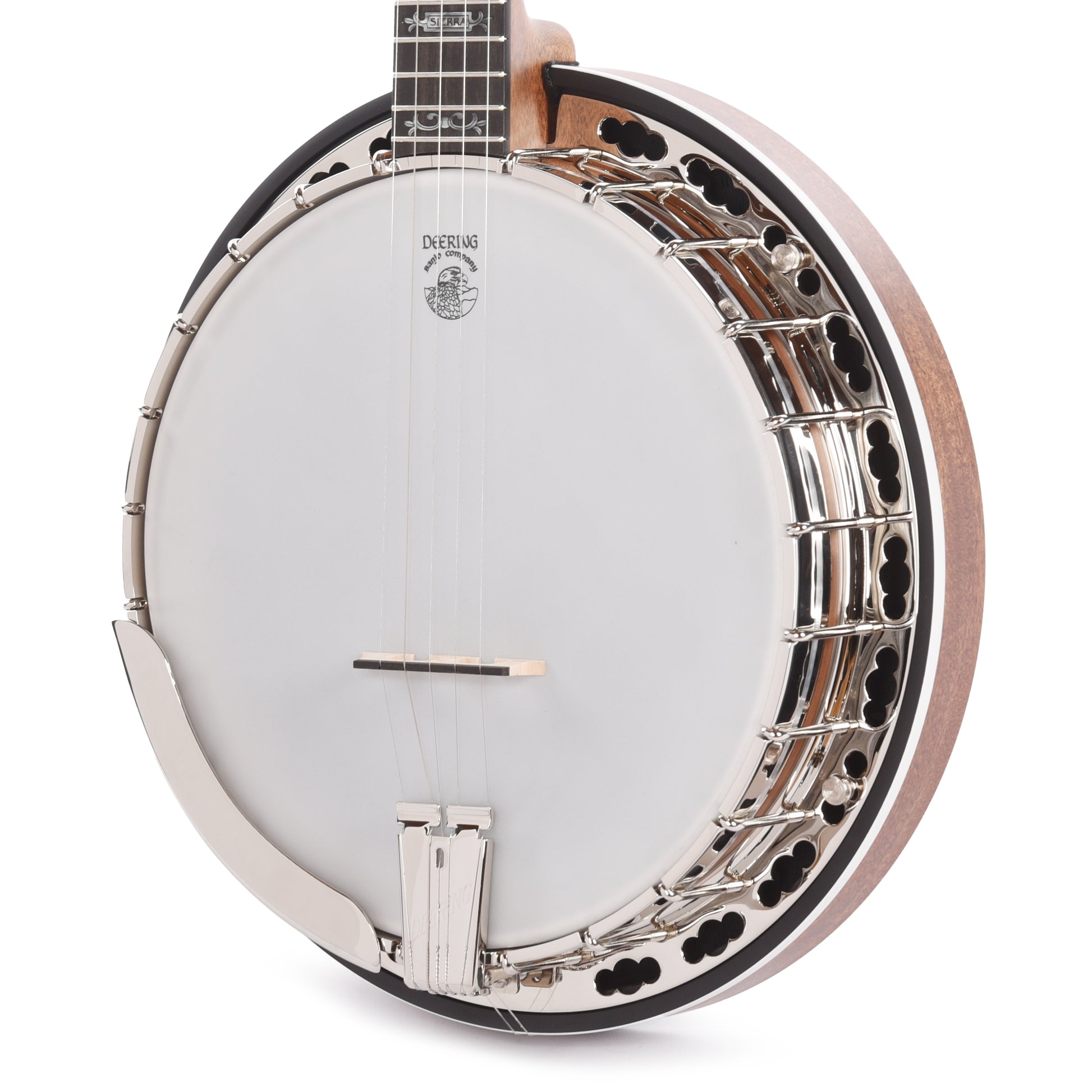 Deering Sierra 5-String Banjo with Resonator Brown Mahogany Folk Instruments / Banjos