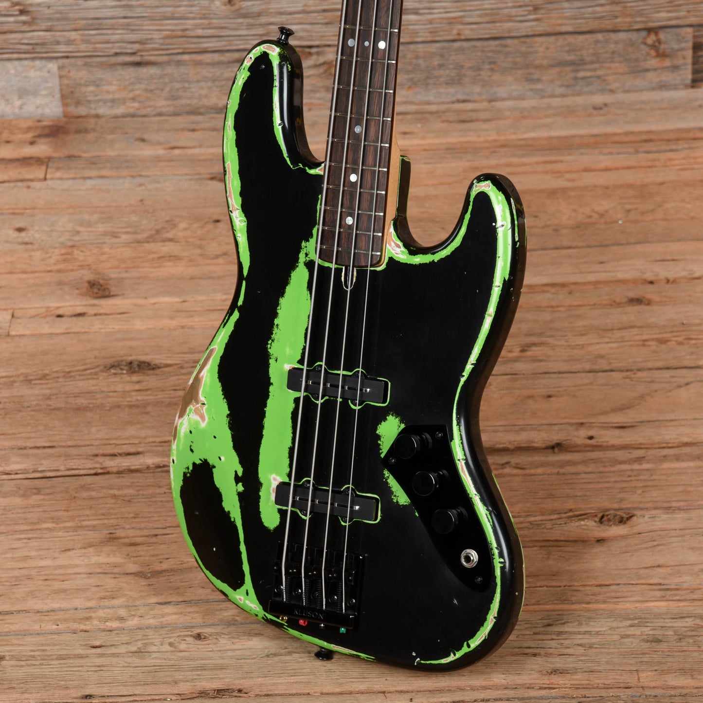 Del Toro Josefa Black Lime Relic 2025 Bass Guitars / 4-String