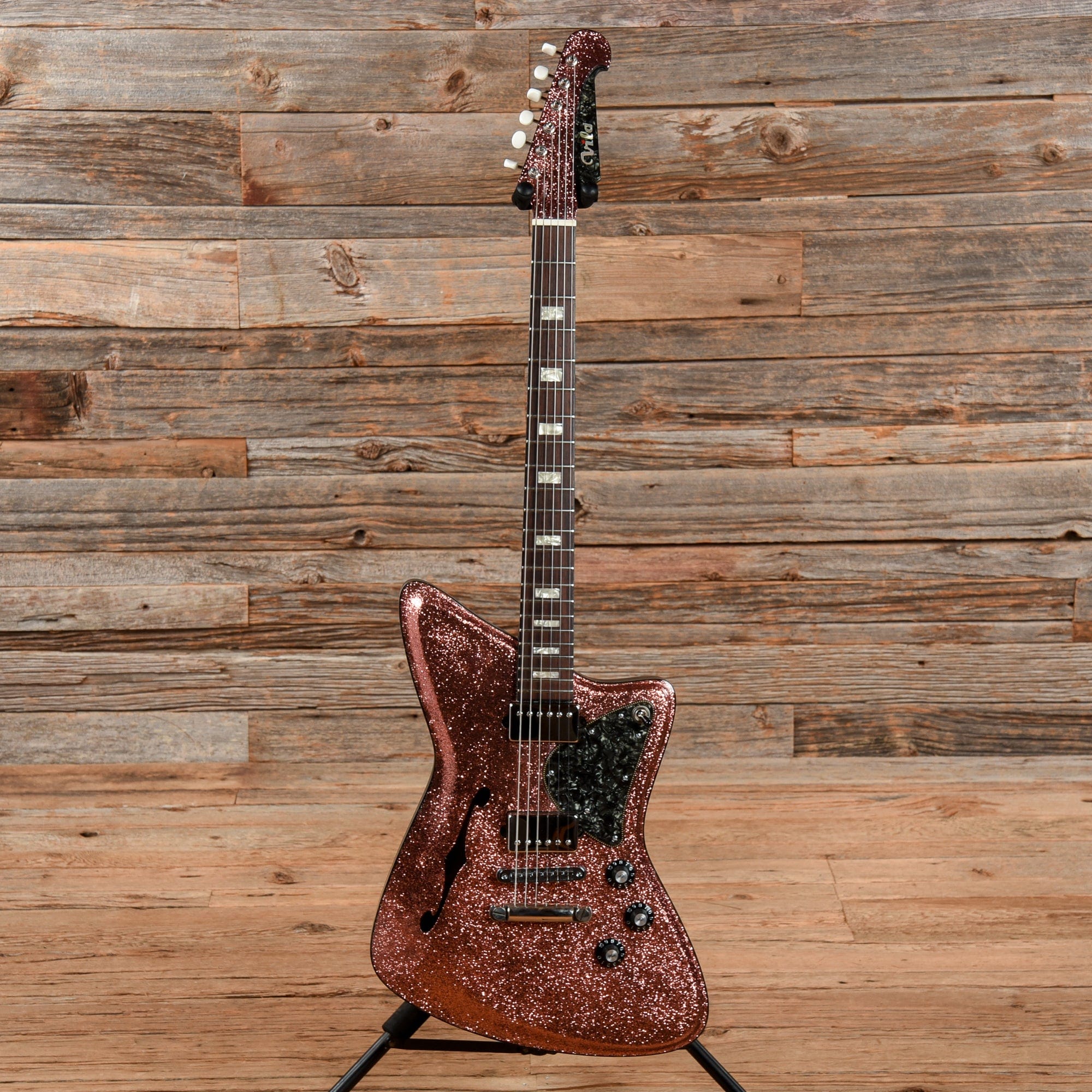 Diego Vila Customs Lillian Sienna Rose Metallic Electric Guitars / Semi-Hollow