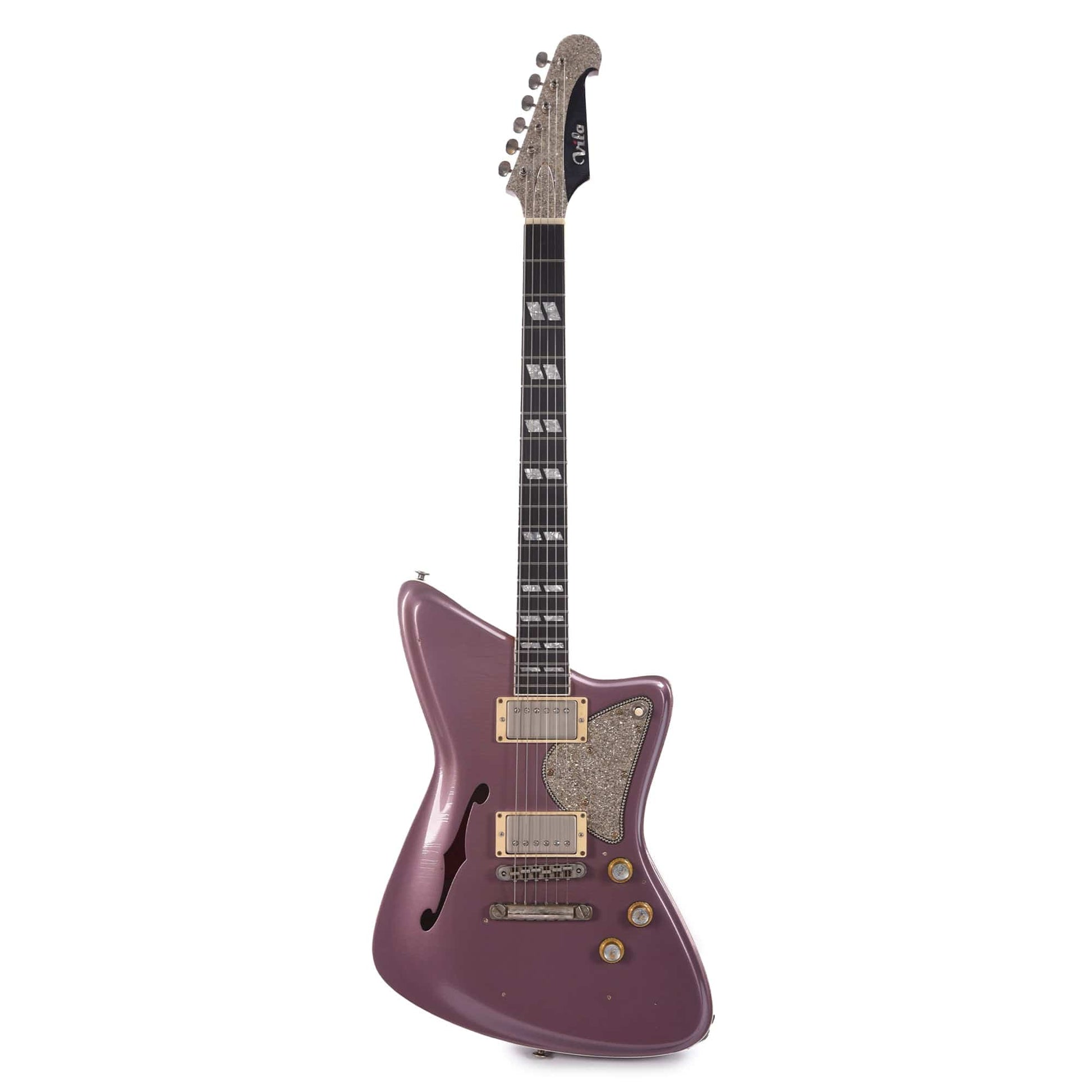 Diego Vila Austral Lillian Light Relic Siena Rose Metallic w/Häussel 1959 Humbuckers Electric Guitars / Solid Body