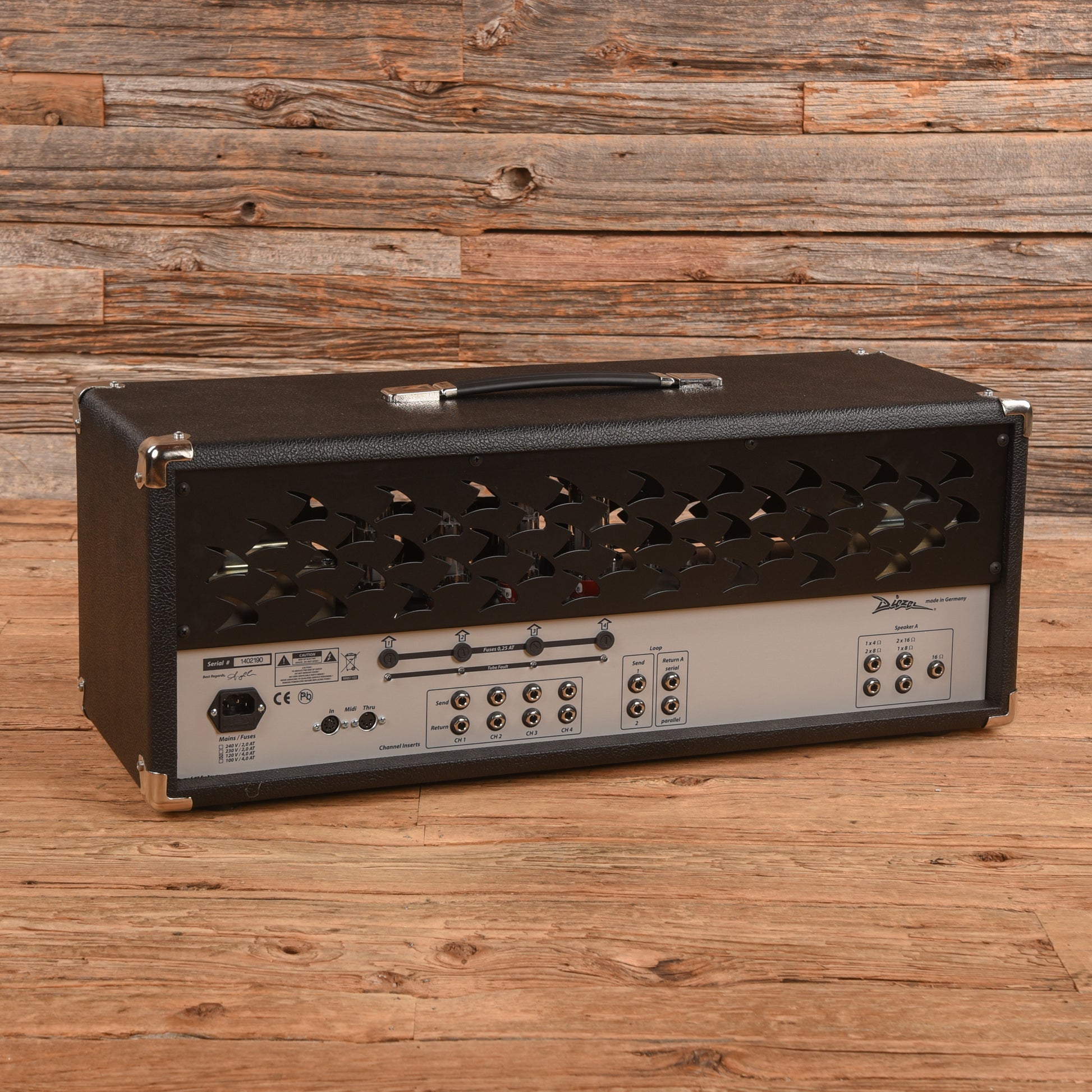 Diezel VH4 4-Channel 100-Watt Guitar Amp Head Amps / Guitar Amps / Guitar Cabinets