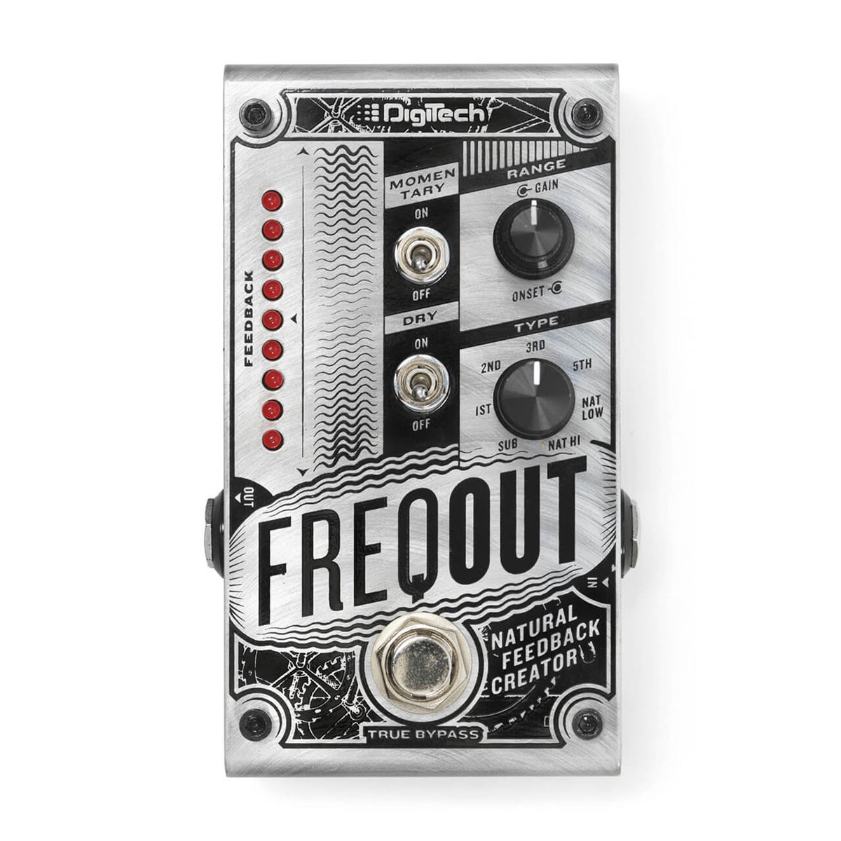 Digitech FreqOut Frequency Feedback Generator Effect Pedals