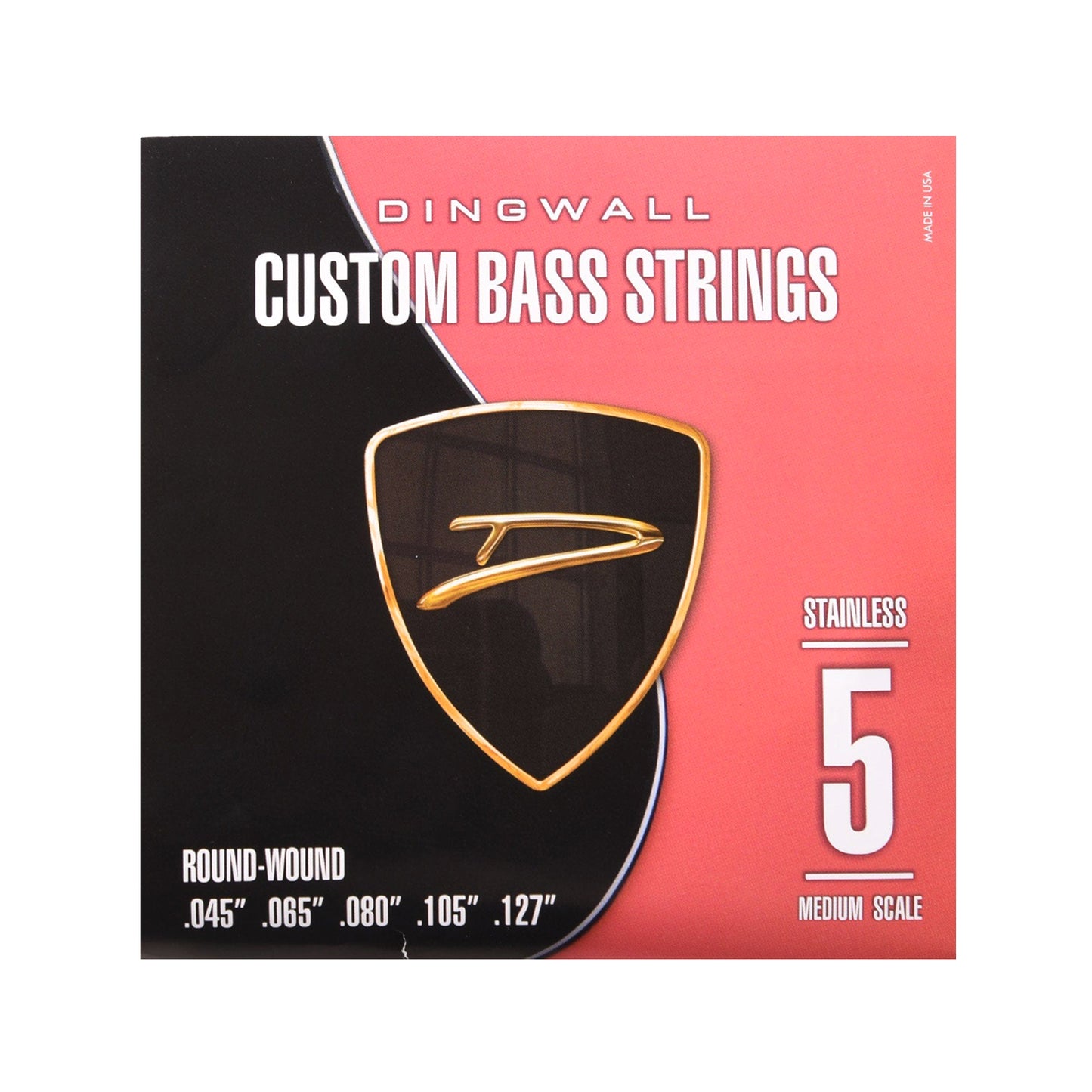 Dingwall Medium Scale SJ/SP 5-String Set Stainless Steel 45-127 Accessories / Strings / Bass Strings