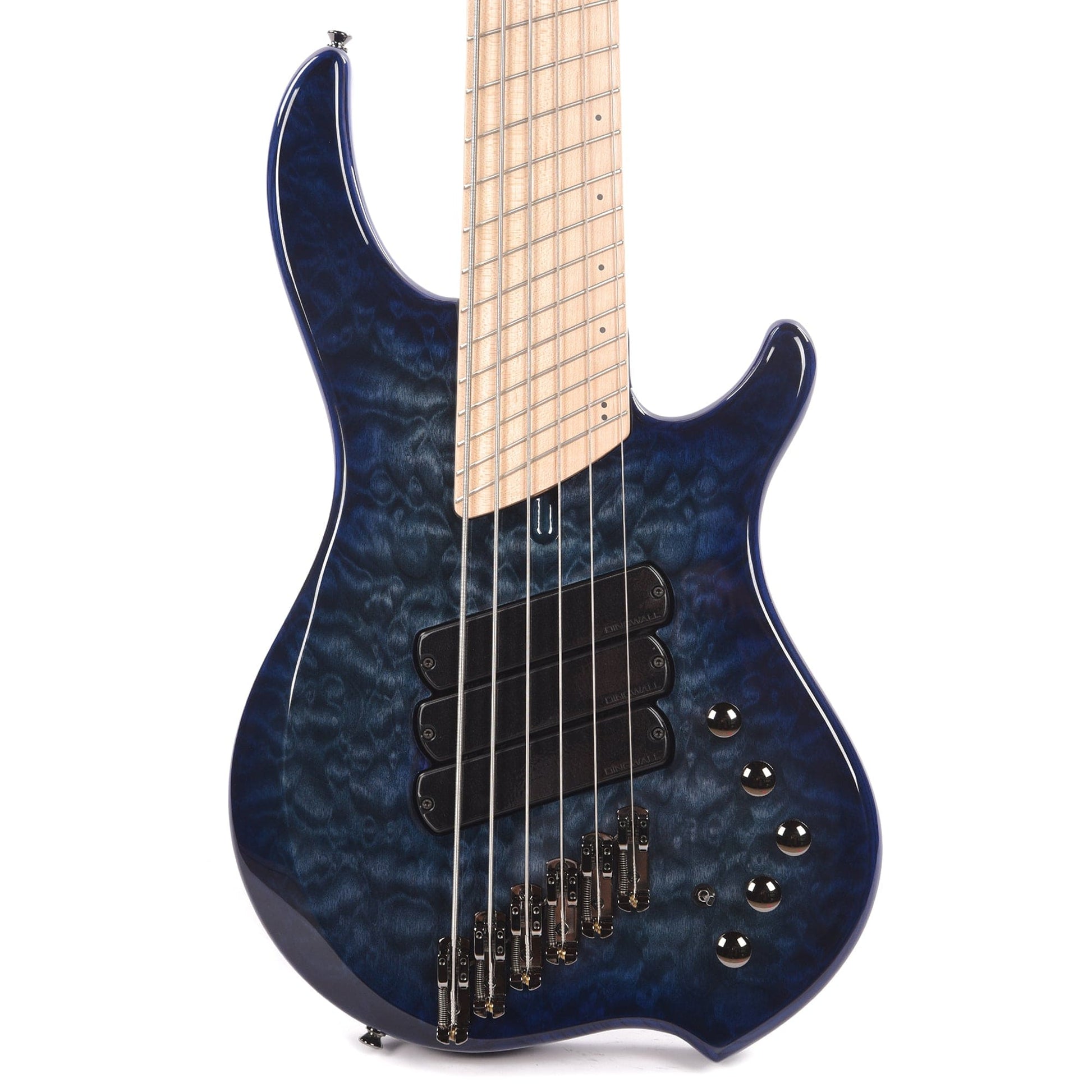 Dingwall Combustion 6-String Swamp Ash/Quilted Maple Indigo Burst Bass Guitars / 4-String