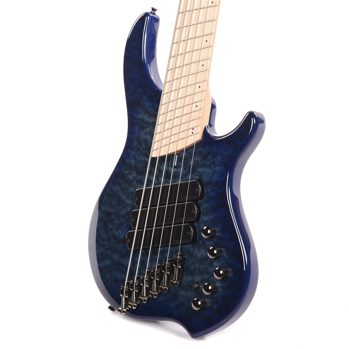 Dingwall Combustion 6-String Swamp Ash/Quilted Maple Indigo Burst Bass Guitars / 4-String