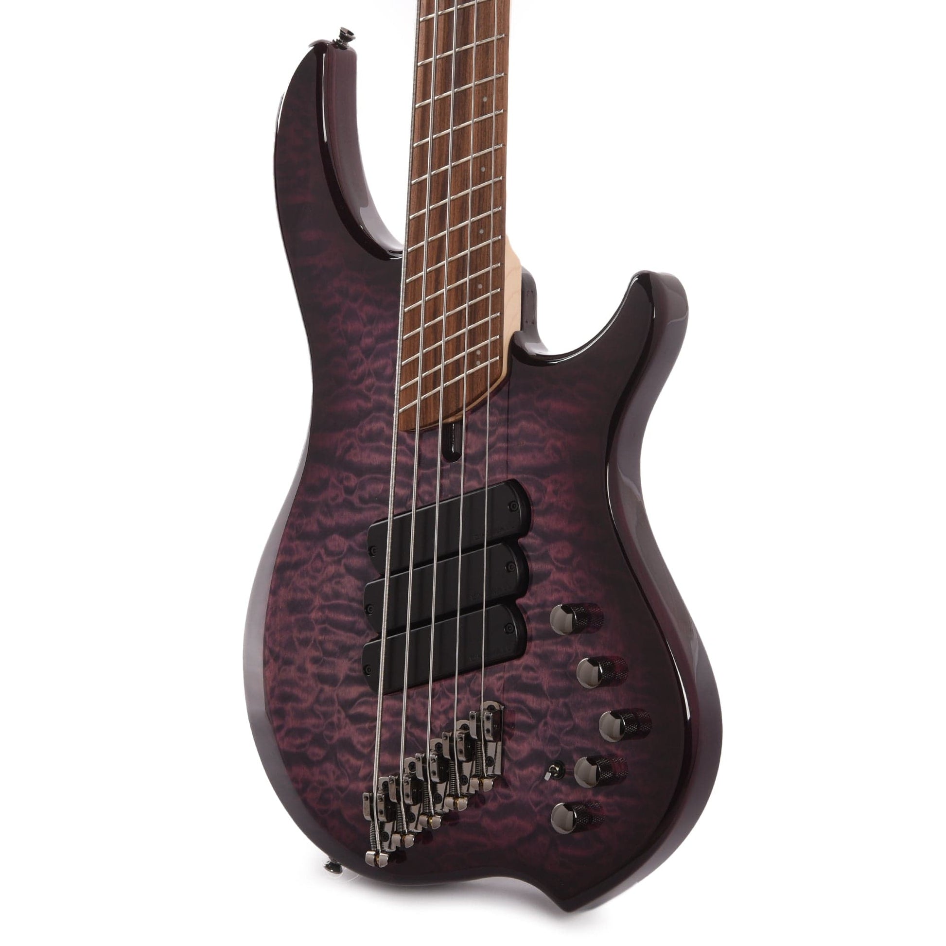 Dingwall Combustion 5-String Swamp Ash/Quilted Maple Ultra Violet Burst w/Pau Ferro Bass Guitars / 5-String or More