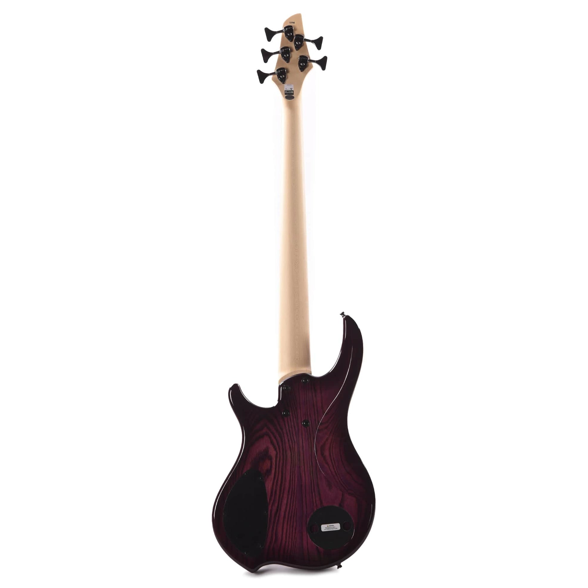 Dingwall Combustion 5-String Swamp Ash/Quilted Maple Ultra Violet Burst w/Pau Ferro Bass Guitars / 5-String or More