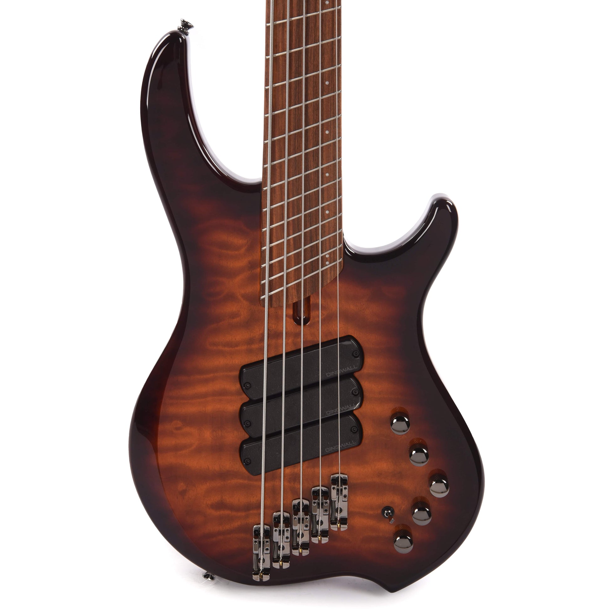 Dingwall Combustion 5-String Swamp Ash/Quilted Maple Vintage Burst w/Pau Ferro Bass Guitars / 5-String or More