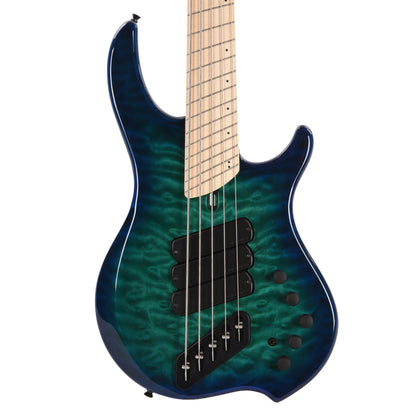 Dingwall Combustion 5-String Swamp Ash/Quilted Maple Whale Pool Burst Bass Guitars / 5-String or More