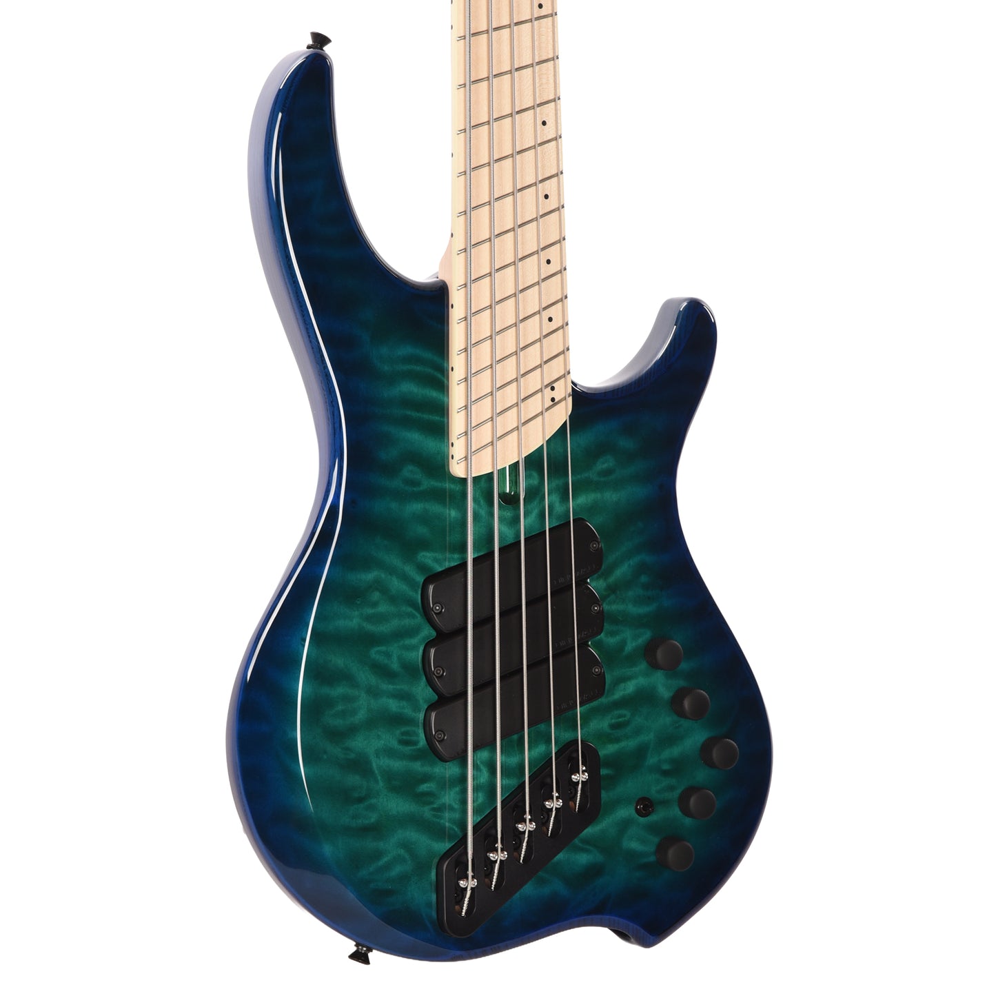 Dingwall Combustion 5-String Swamp Ash/Quilted Maple Whale Pool Burst Bass Guitars / 5-String or More
