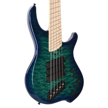 Dingwall Combustion 5-String Swamp Ash/Quilted Maple Whale Pool Burst Bass Guitars / 5-String or More