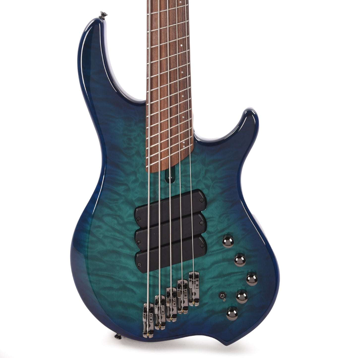 Dingwall Combustion 5-String Swamp Ash/Quilted Maple Whale Pool Burst w/Pau Ferro Bass Guitars / 5-String or More