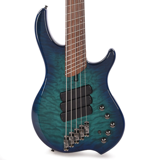 Dingwall Combustion 5-String Swamp Ash/Quilted Maple Whale Pool Burst w/Pau Ferro Bass Guitars / 5-String or More